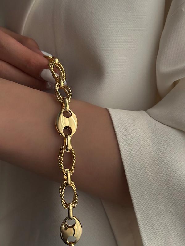 دستبند فشن گلد