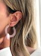 گوشواره حلقه ای رزینی