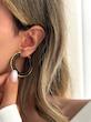 گوشواره حلقه ای رزینی