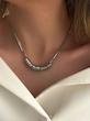 گردنبند سه لاین حلقه ای