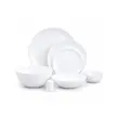 سرویس ۲۸ پارچه پارس اپال طرح سفید ساده