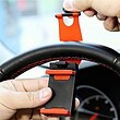 نگهدارنده موبایل روی فرمان ماشین و موتور سیکلت ا Universal Car Steering Wheel Mobile Phone Socket Holder