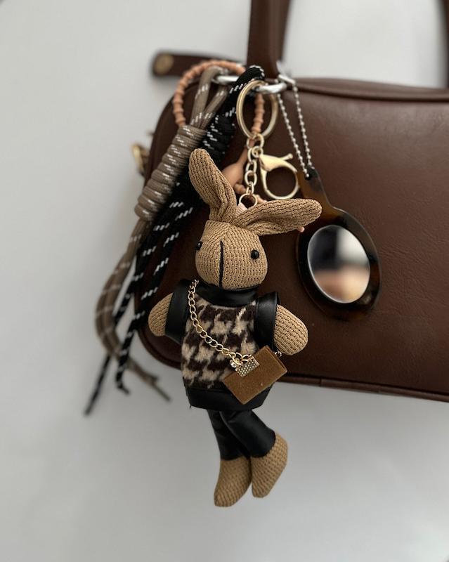 چارم بگ خرگوش آینه دار