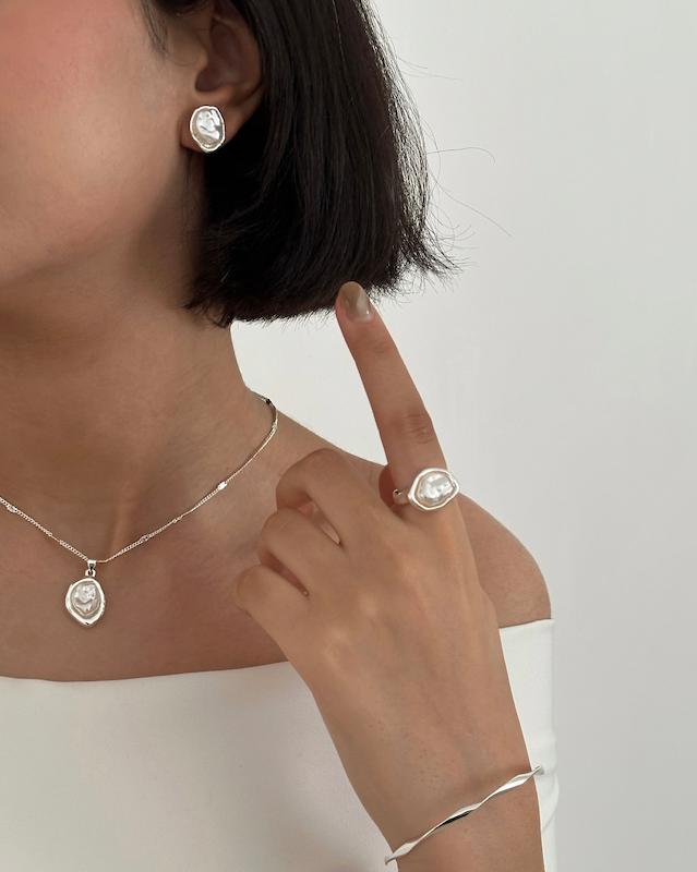 ست باروک نقره ای