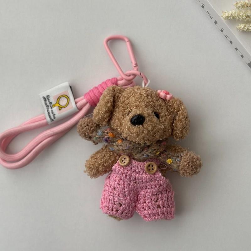 چارم بگ تدی لباس صورتی