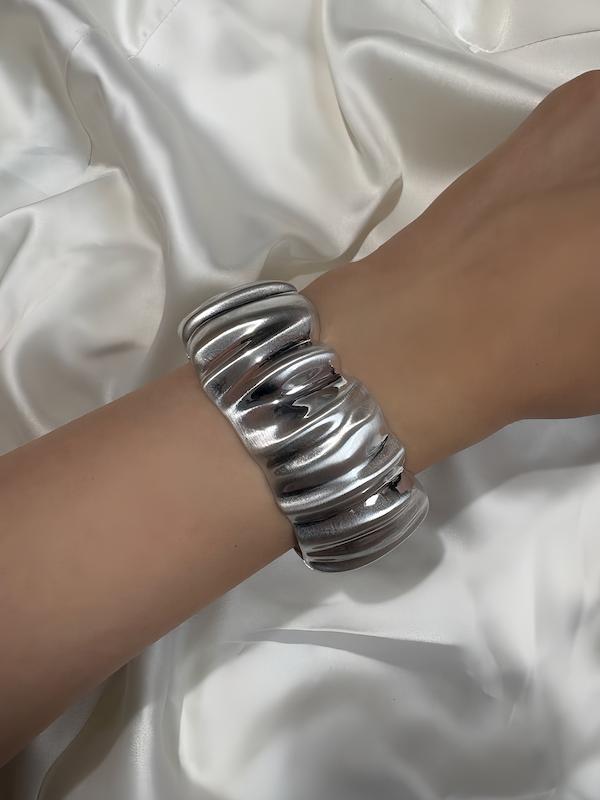 دستبند آیینه‌ای سیلور