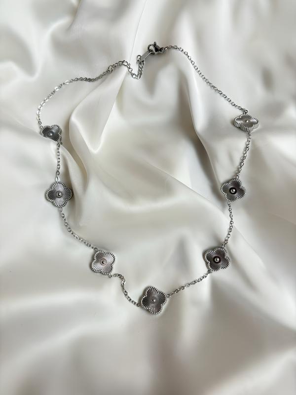 گردنبند ونکلیف طرح نقره