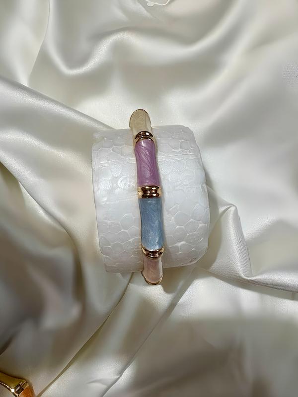 دستبند فشن مدل استخوانی آبی