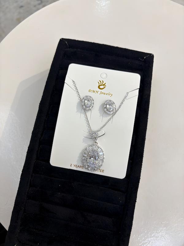 نیم ست جواهری درخشان