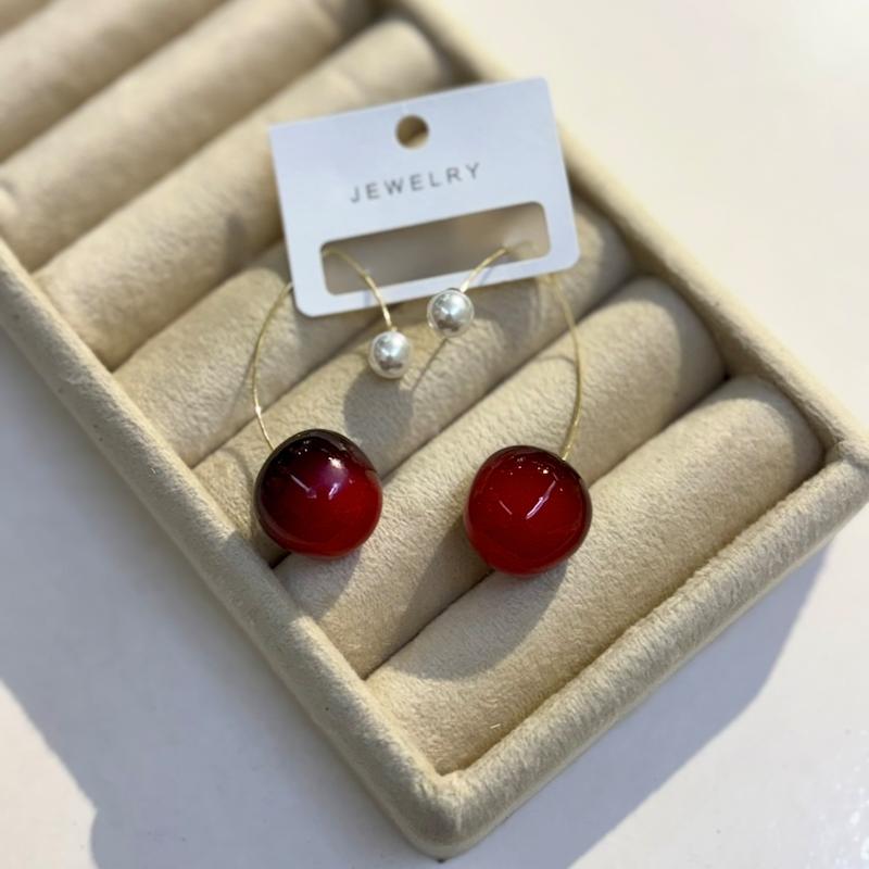گوشواره گیلاس مروارید