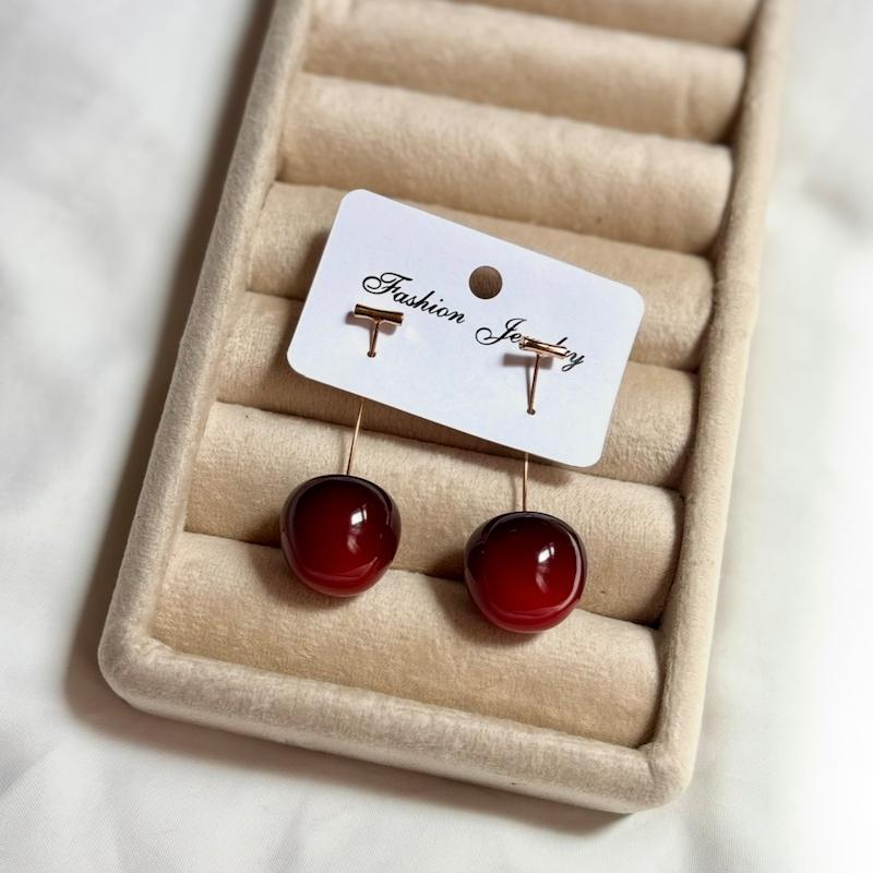گوشواره گیلاسی ساده