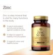 قرص زینک ۵۰ میلی‌گرم سولگار--Solgar Zinc 50 mg Tablets   