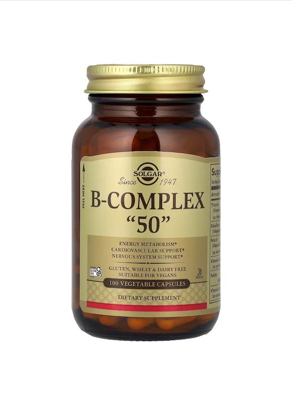 کپسول ب کمپلکس سولگار 100عددی --B-Complex Solgar