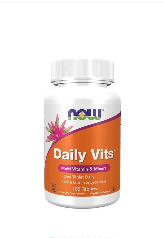 کپسول دیلی ویتس ناو  NOW Daily Vits™ Multi Vitamin & Mineral 