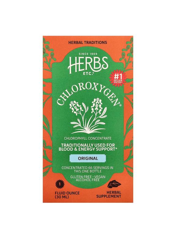 کلروفیل مایع برند herbs هربز 30میل--chloroxygen Herbs