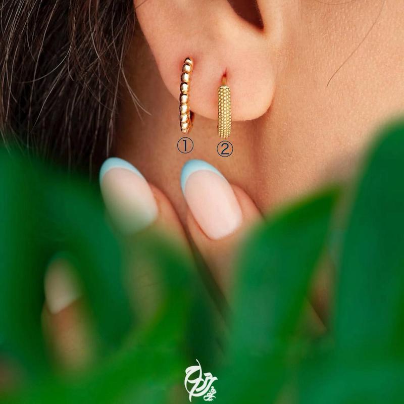 گوشواره ظریف حلقه ای