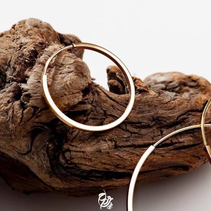 گوشواره حلقه ای طلا
