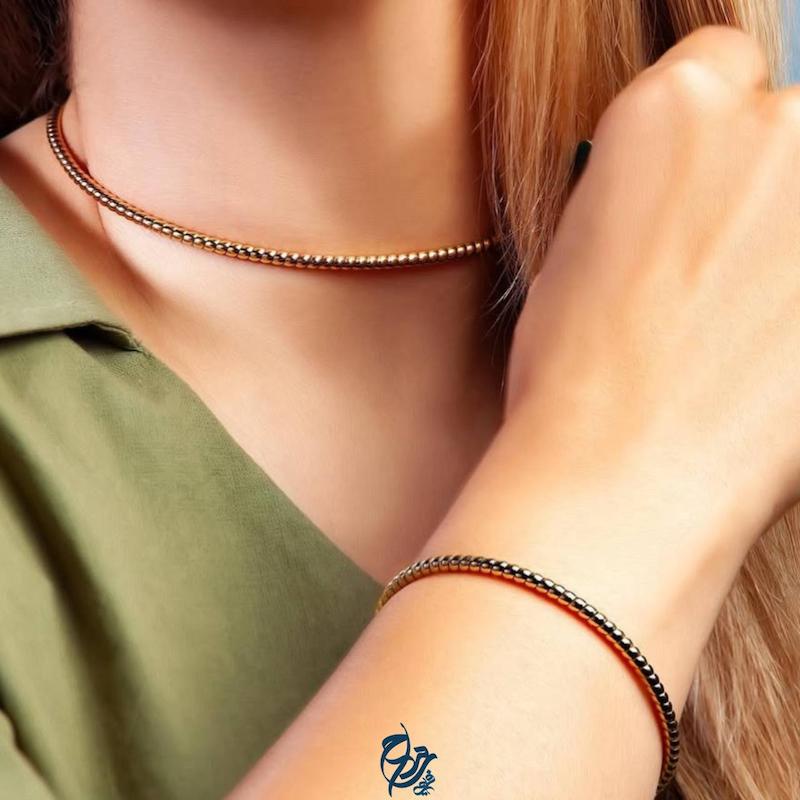 چوکر ( طوق ) با طلای زرد