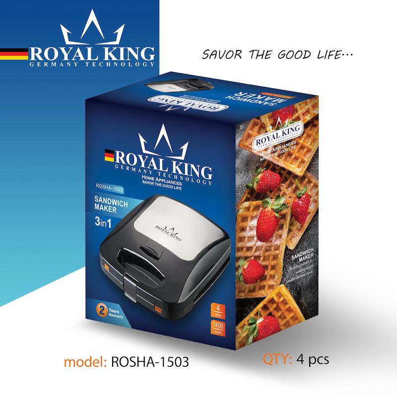 اسنک ساز سه کاره رویال کینگ ROSHA_1503