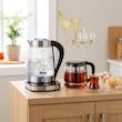 چای ساز روهمی پیرکس فکر fakir مدل F-001 کنار هم