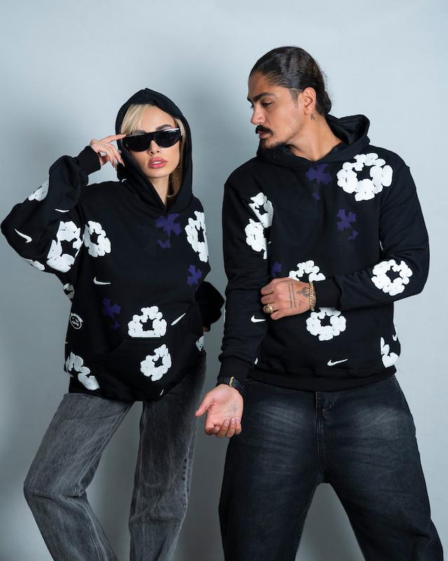 هودی لش باکسی طرح دنیم