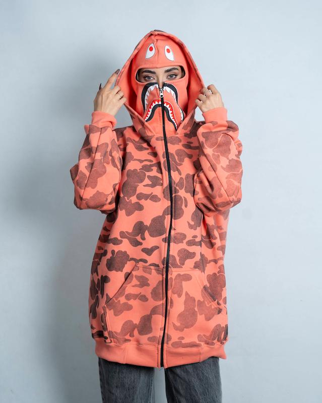 سوییشرت نینجا لش باکسی 2 کلاه بیپ