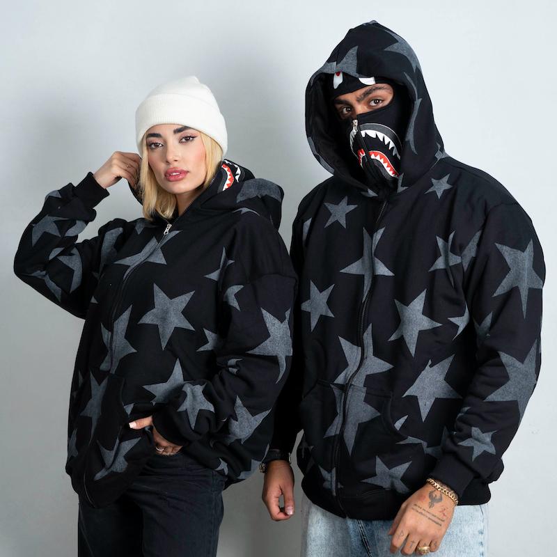 سوییشرت نینجا لش باکسی 2 کلاه 