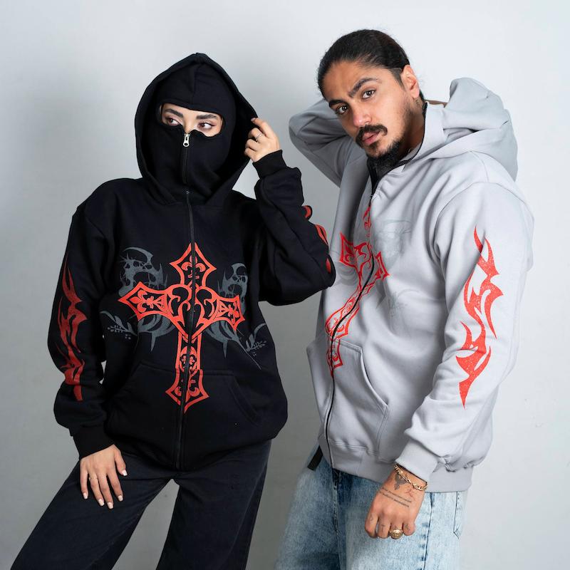 سوییشرت نینجا لش باکسی 2 کلاه 