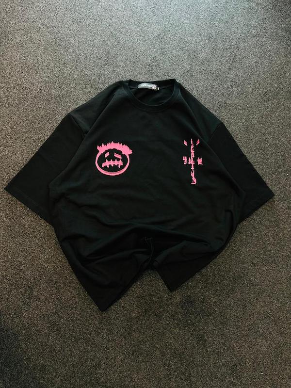 تیشرت لش باکسی گرم بالا