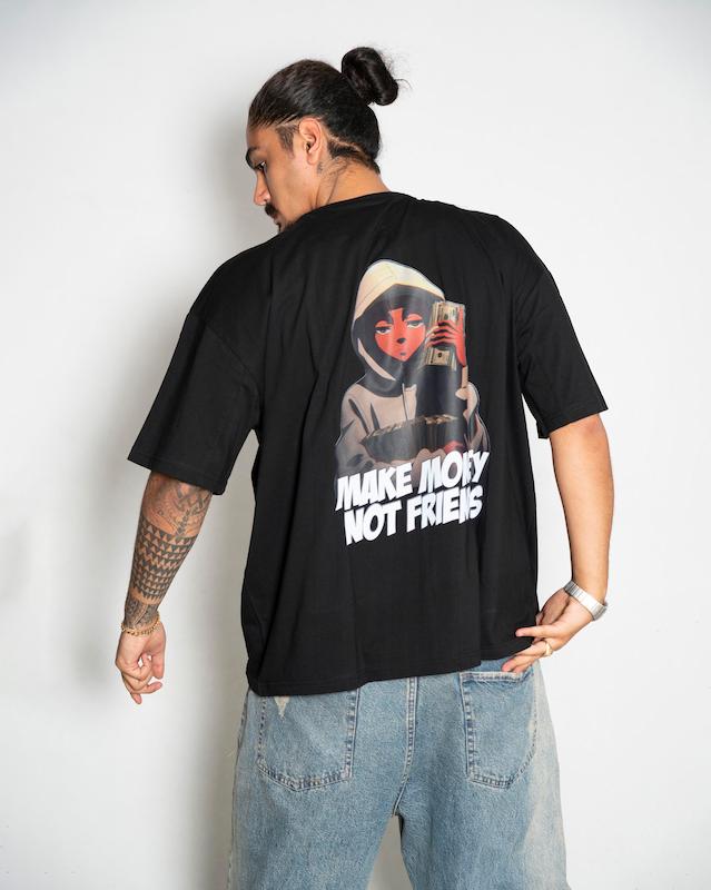 تیشرت لش باکسی پنبه