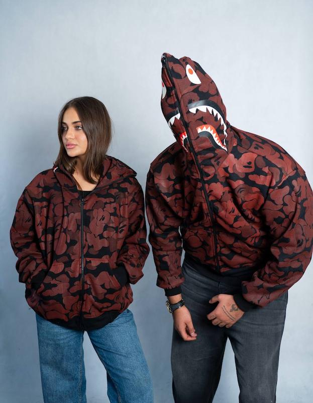 سویشرت تمام زیپ بیپ - سه نخ پارچه ماکان