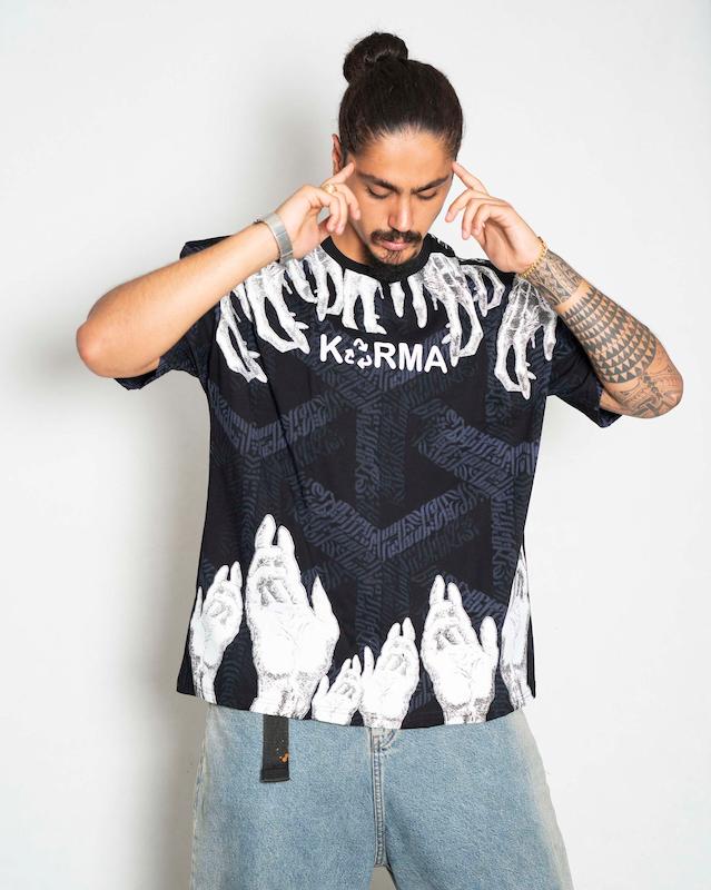 تیشرت لش باکسی پنبه