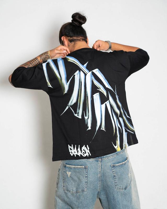 تیشرت لش باکسی پنبه