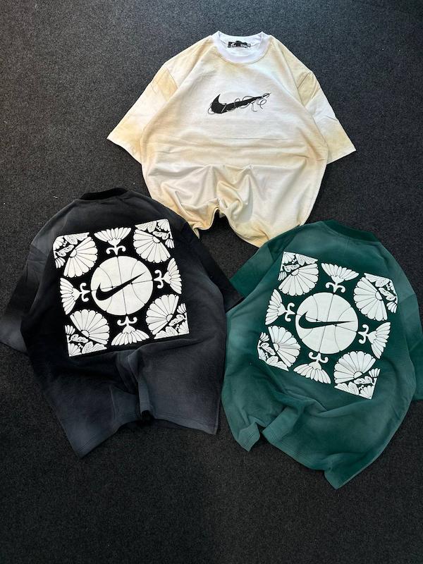 تیشرت لش باکسی گرم بالا