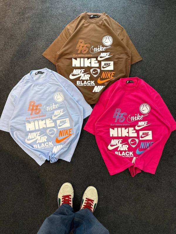 تیشرت لش باکسی گرم بالا