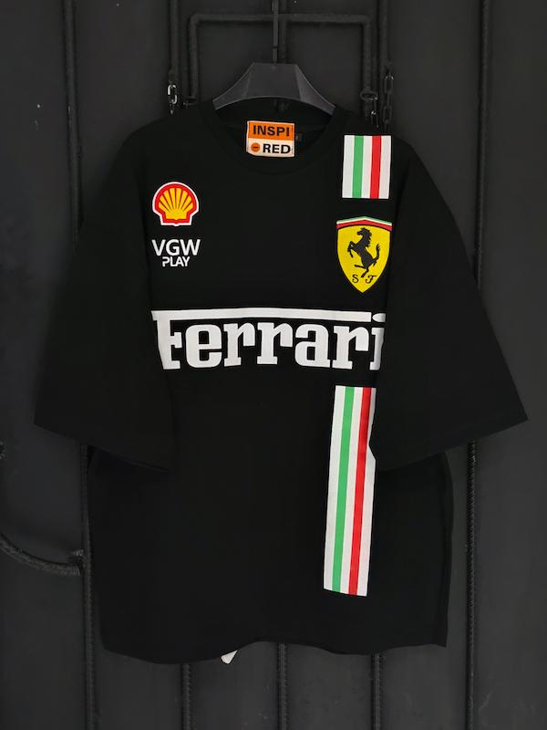 تیشرت لش باکسی گرم بالا