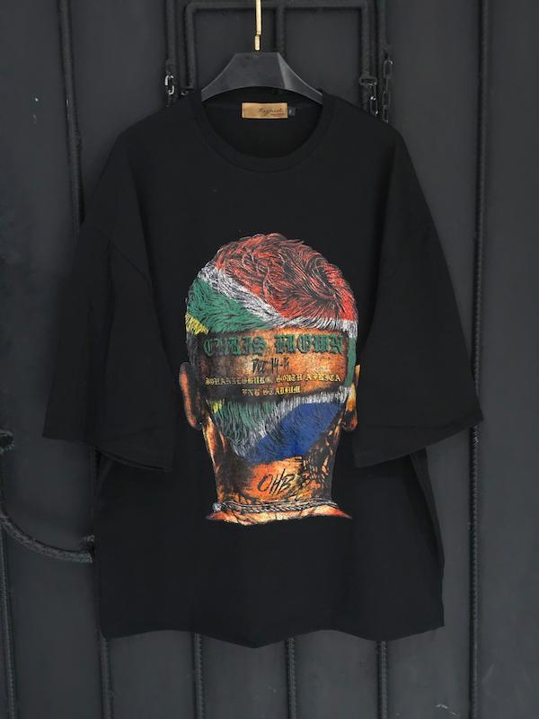 تیشرت لش باکسی گرم بالا