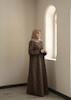 عبا گل رز قهوه ای