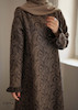 عبا گل رز قهوه ای