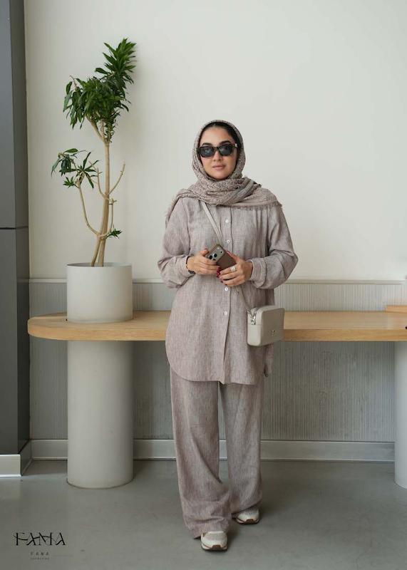  شومیز نسکافه ای نسیم 