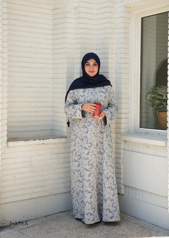 عبا نفیس آبی