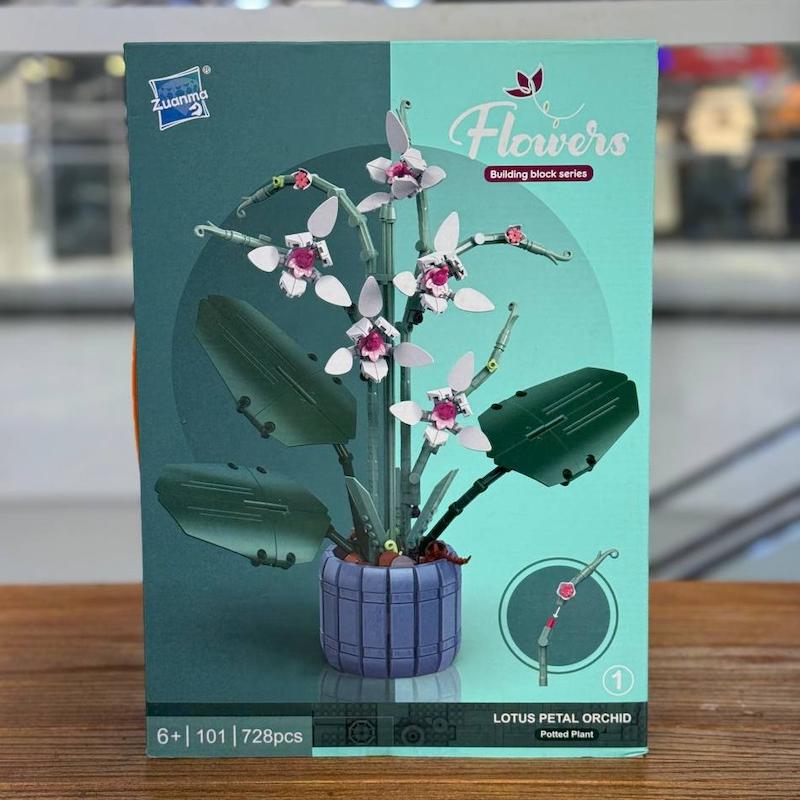 ارکیده نیلوفری (Lotus Petal Orchid) - سری گل‌های ساختنی ZUANMA