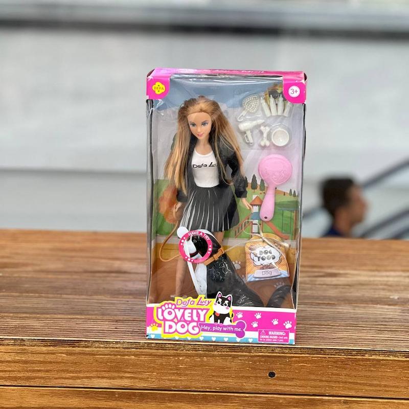 ست باربی Dafa Lucy و سگ سنسوری