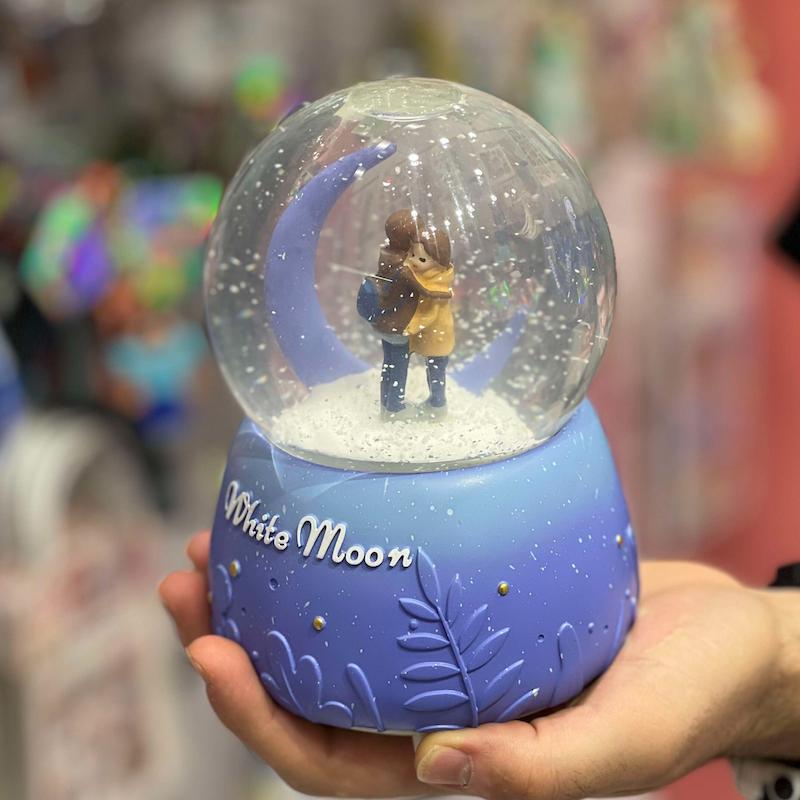 گوی پمپ دار طرح دختر پسر ( مه آلود)