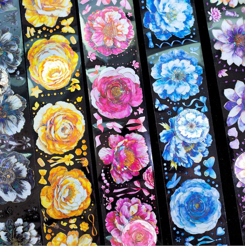 واشی گل شفاف 🌼