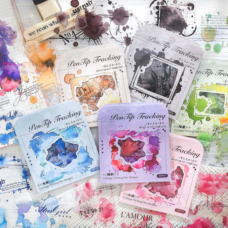 پک استیکر های لکه و نوشته 