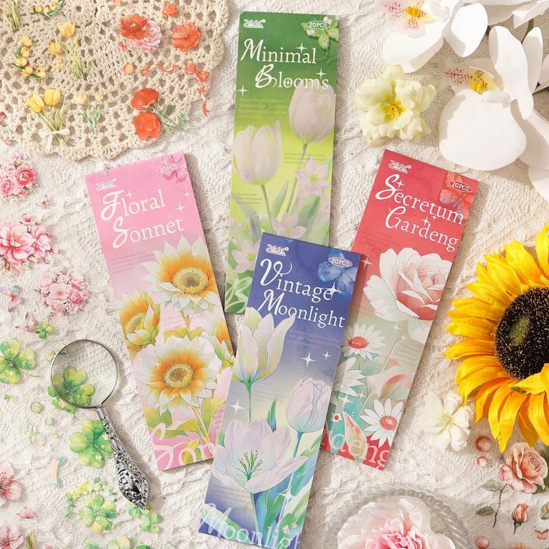 دفترچه استیکر گل 🌺