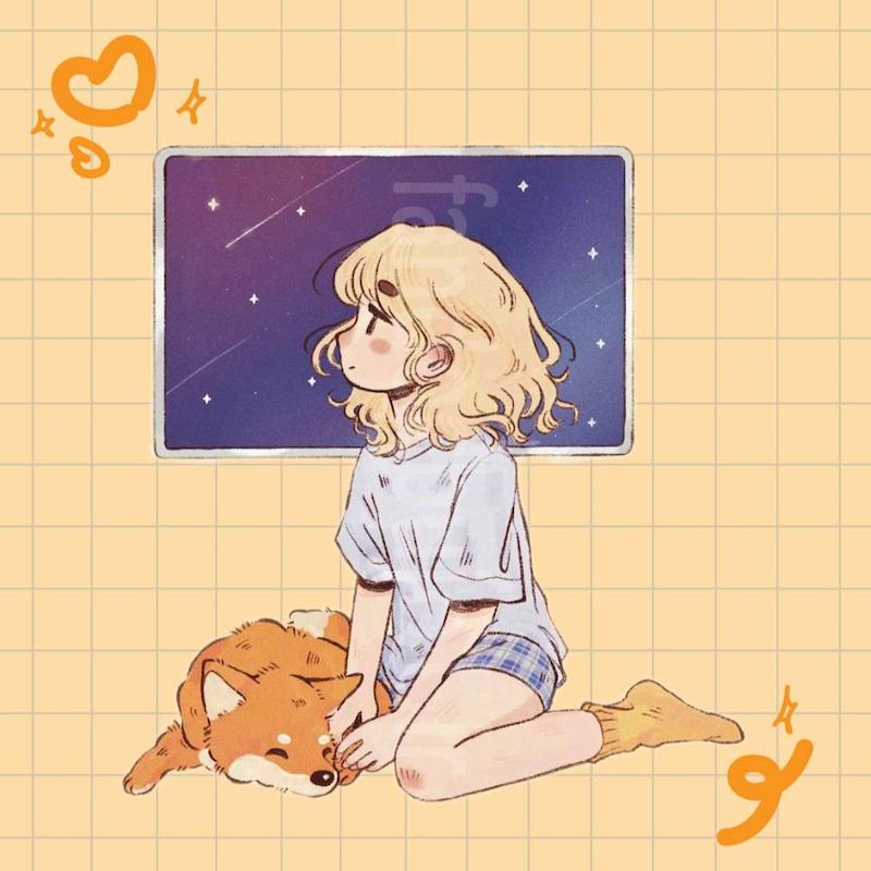 دختر و روباه👩🏻‍🦳🦊