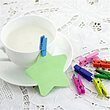 گیره چوبی رنگی 