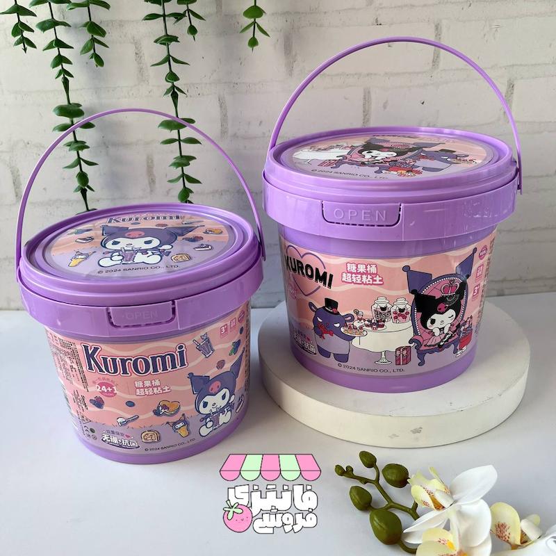 خمیرکلی سطلی ۲۵و۳۷رنگ به همراه ابزار کامل 